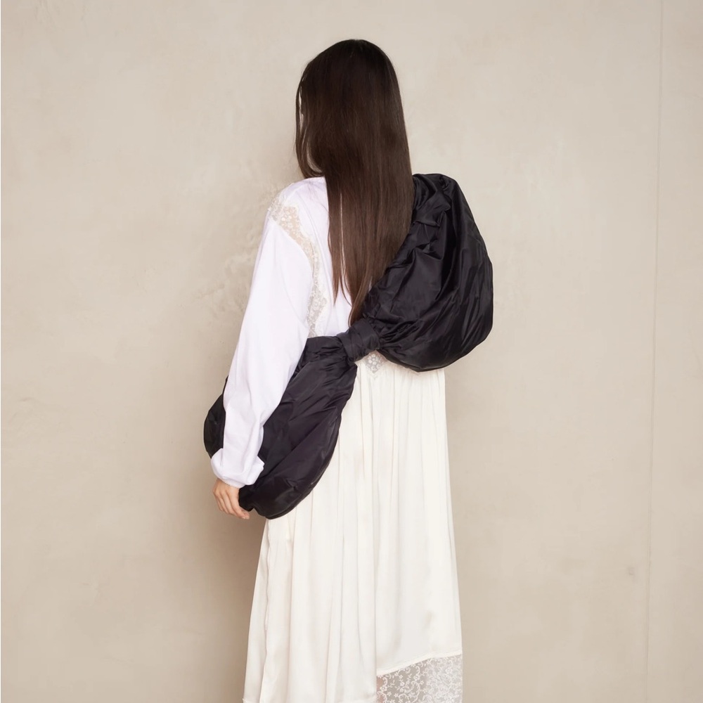 Simone Rocha Black Big Bow Crossbody Bag